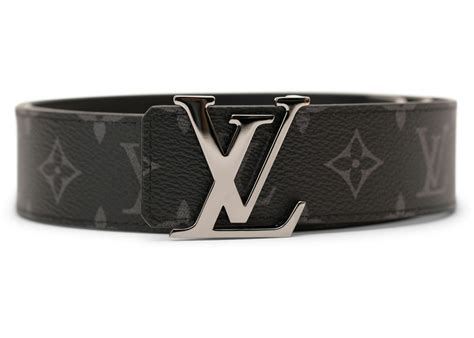 louis vuitton initiales belt monogram eclipse black/gray